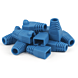 DANICOM RJ45 Kabeltülle Blau Groß - 10 Stück