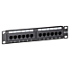 Patchpanel 10”, 12-fach UTP Patchpanel CAT 5e