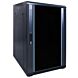 18 HE 19” Serverschrank, mit Glastür (BxTxH) 600 x 800 x 1000mm