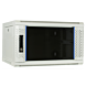 4 HE Serverschrank, Wandgehäuse, mit Glastür, Weiß, (BxTxH) 600 x 450 x 280 mm 