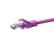 CAT5e Netzwerkkabel, U/UTP, 50 Meter, Rosa, 100% Kupfer