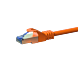 CAT 6a Netzwerkkabel LSOH - S/FTP - 1,50 Meter - Orange