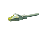 RJ45 Netzwerkkabel S/FTP (PiMF), mit CAT 7 Rohkabel, Grau, 0,50m