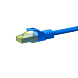 RJ45 Netzwerkkabel S/FTP (PiMF), mit CAT 7 Rohkabel, Blau, 10m