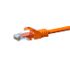 CAT 5e Netzwerkkabel U/UTP – 7,50 Meter - Orange - CCA
