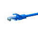 CAT 6 Netzwerkkabel U/UTP - 0,50 Meter - Blau - CCA