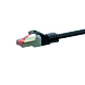 CAT 6 Netzwerkkabel LSOH - S/FTP - 0,50 Meter - Schwarz