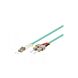OM3 Duplex Glasfaserkabel LC-SC 1,50m