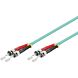 Glasfaserkabel ST-ST OM3 Duplex Patchkabel – 0.5 Meter