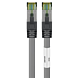 RJ45 Netzwerkkabel S/FTP (PiMF), mit CAT 8 Rohkabel, Grau, 2m