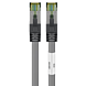 RJ45 Netzwerkkabel S/FTP (PiMF), mit CAT 8 Rohkabel, Grau, 3m