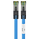 RJ45 Netzwerkkabel S/FTP (PiMF), mit CAT 8 Rohkabel, Blau, 2m