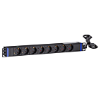 19” Steckdosenleiste mit C14 Stecker - 8-fach