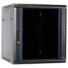 12 HE Serverschrank, Wandgehäuse mit Glastür, nicht vormontiert (BxTxH) 600 x 600 x 635mm