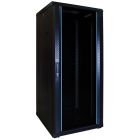 27 HE 19” Serverschrank, mit Glastür (BxTxH) 600 x 600 x 1400mm 