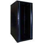 27 HE 19” Serverschrank, mit Glastür (BxTxH) 600 x 800 x 1400mm 