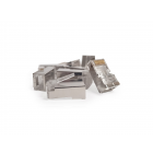 RJ45 CAT 6 Netzwerkstecker – geschirmt - für Starrleiter - 10 Stück