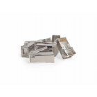 CAT6a Stecker RJ45 geschirmt mit Hilfstück - für flexible Kabel -10 Stück