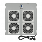 Belüftungseinheit mit 4 Ventilatoren und Thermostat für Outdoor Netzwerkschränken