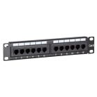 Patchpanel 10”, 12-fach UTP Patchpanel CAT 6