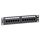 Patchpanel 10”, 12-fach UTP Patchpanel CAT 6