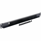 19 “ Kabelmanagement mit Bürstenleiste – 1 HE