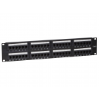 Patchpanel 19" CAT6 UTP - 48 ports