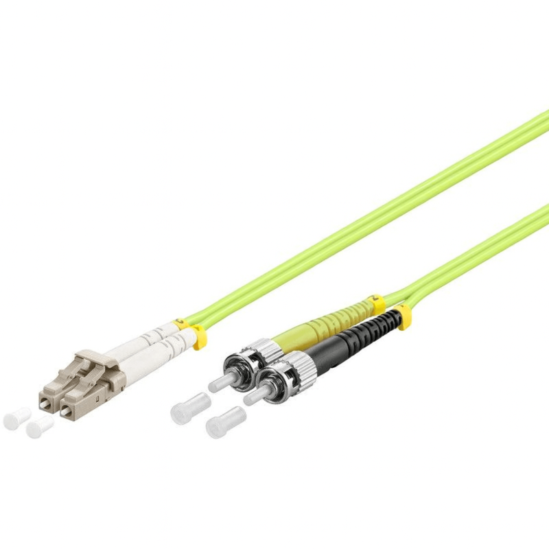 Glasfaserkabel LC-ST OM5 Duplex Patchkabel – 3 Meter