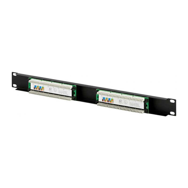 Patchpanel 19" CAT5e UTP - 16 ports