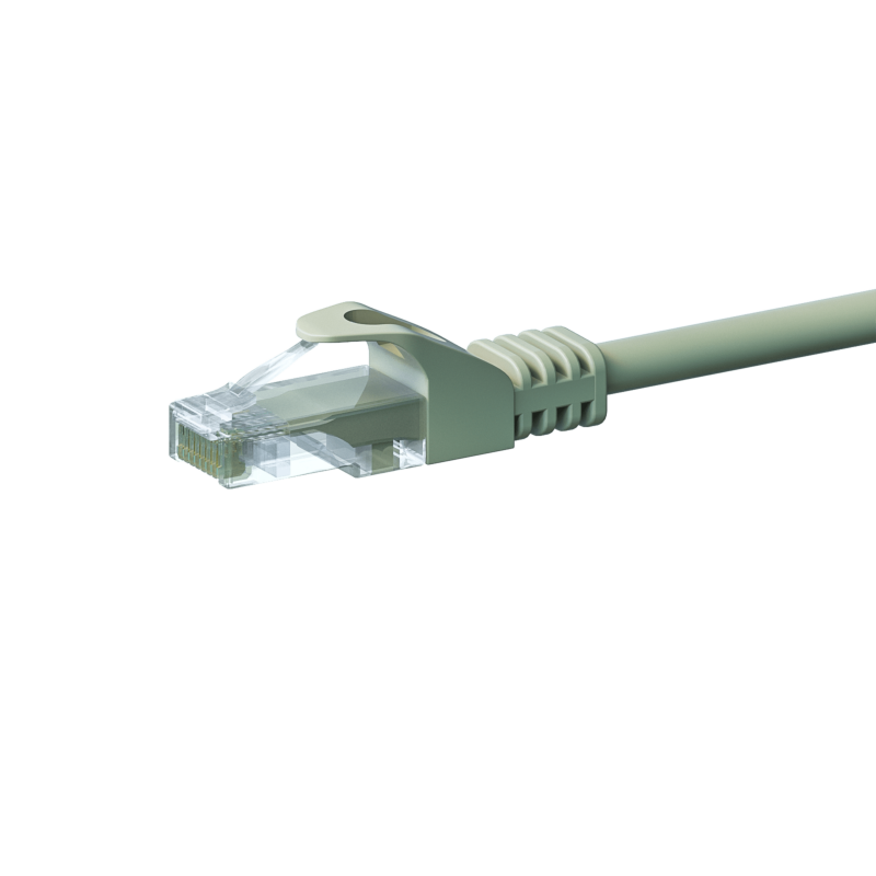 CAT5e Netzwerkkabel, U/UTP, 30 meter, Grau, 100% Kupfer