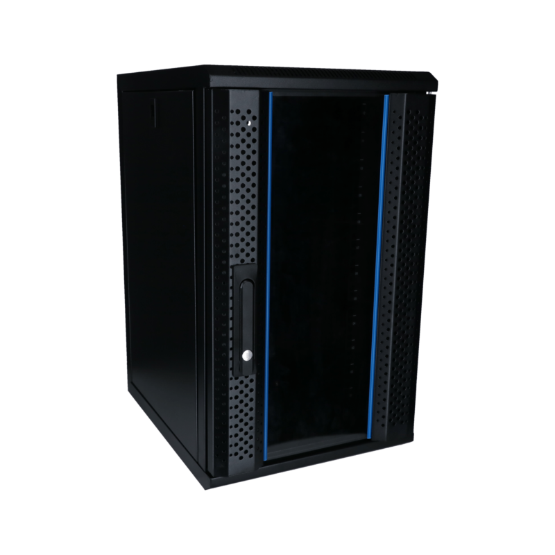 12 HE, 10” Serverschrank, mit Glastür (BxTxH) 370x450x618mm