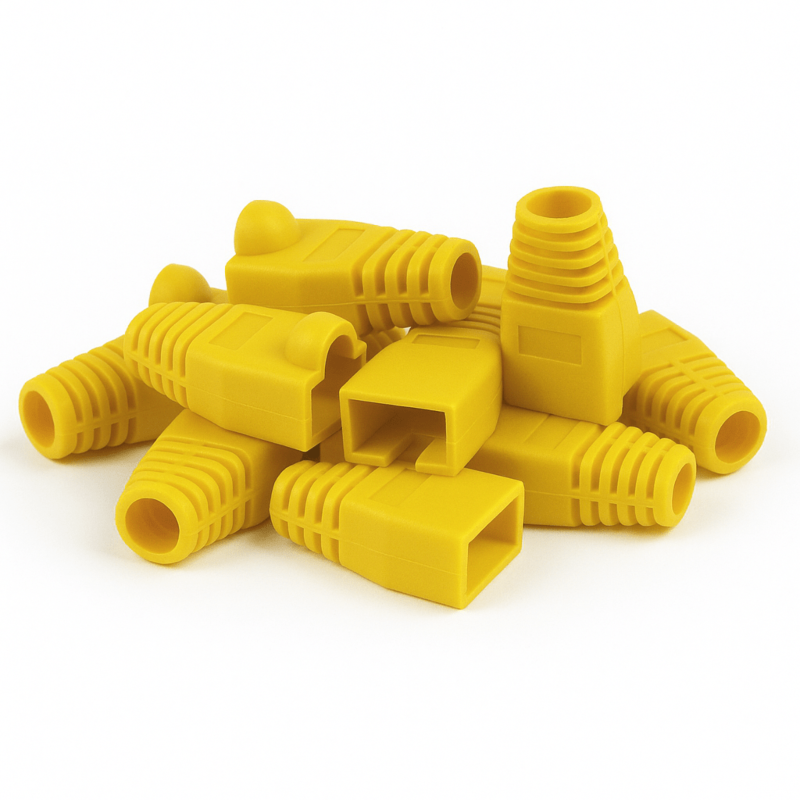 DANICOM RJ45 Tule Gelb - 10 Stück