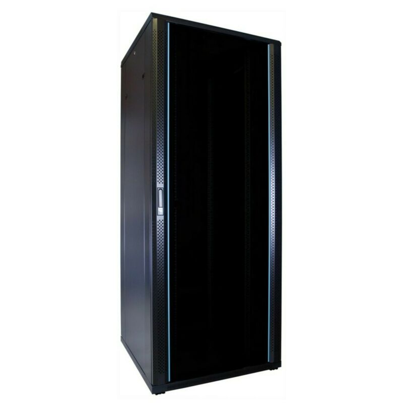 42 HE 19” Serverschrank, mit Glastür (BxTxH) 800 x 800 x 2000mm