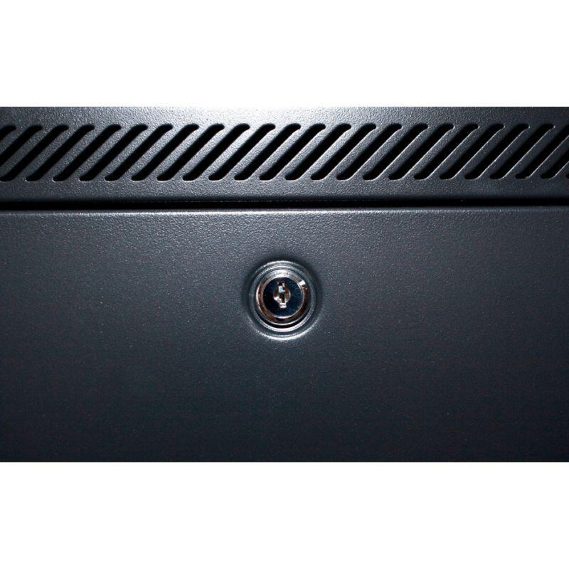 6 HE Serverschrank, Wandgehäuse, mit Metalltür (BxTxH) 600 x 600 x 367mm