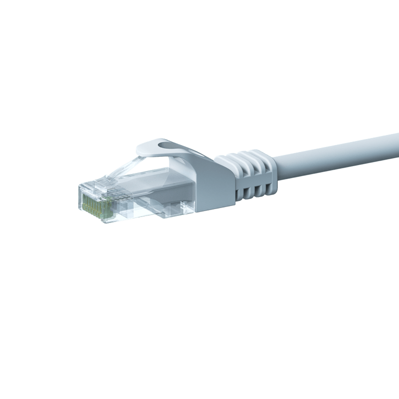 CAT5e Netzwerkkabel, U/UTP, 15 meter, Weiß, 100% Kupfer