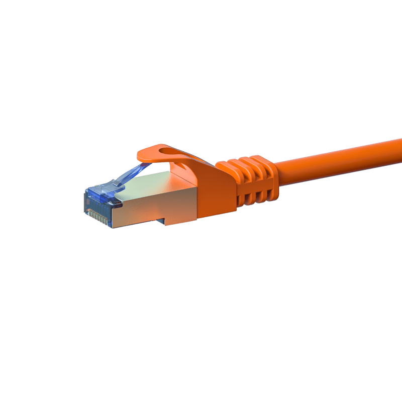 CAT 6a Netzwerkkabel LSOH - S/FTP - 1,50 Meter - Orange