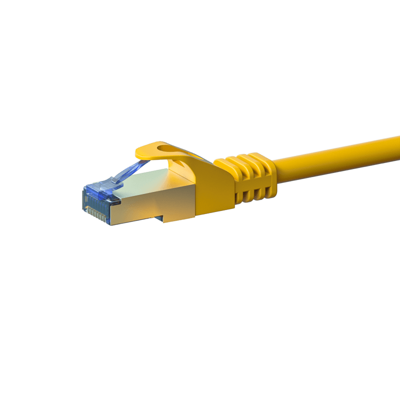 CAT 6a Netzwerkkabel LSOH - S/FTP - 1 Meter - Gelb