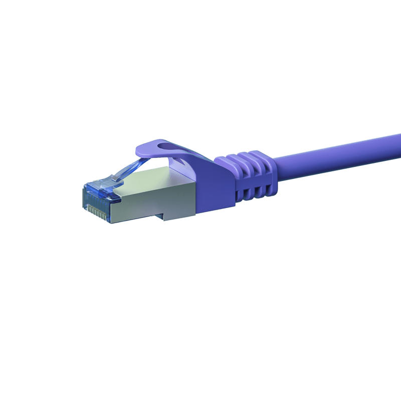 CAT 6a Netzwerkkabel LSOH - S/FTP - 10 Meter - Violett