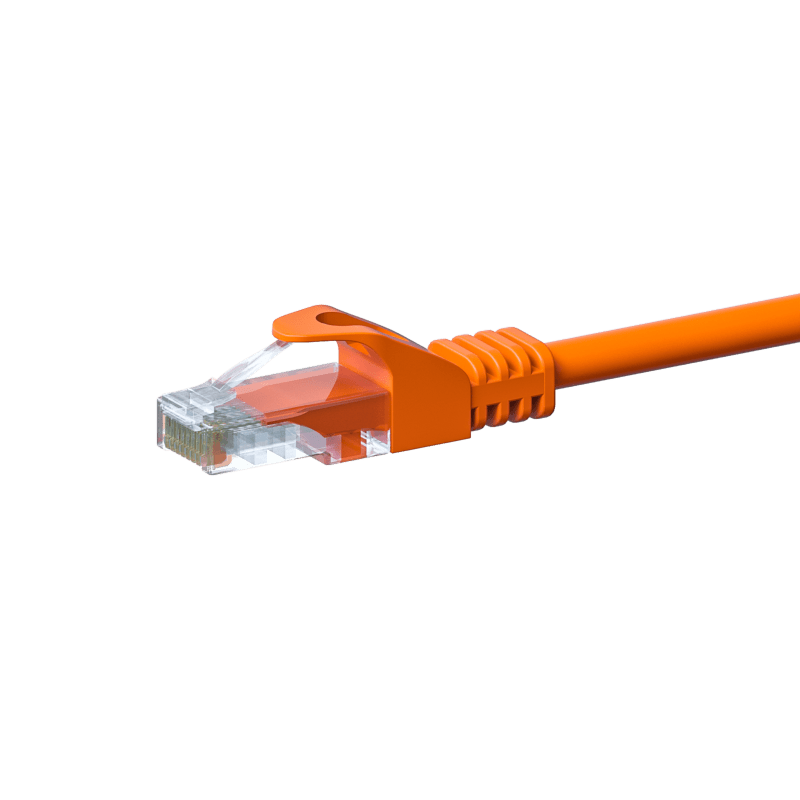 CAT 5e Netzwerkkabel U/UTP – 7,50 Meter - Orange - CCA