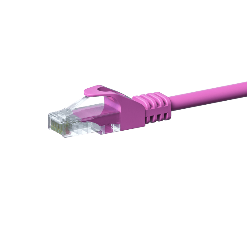 CAT 5e Netzwerkkabel U/UTP – 1,50 Meter - Rosa - CCA