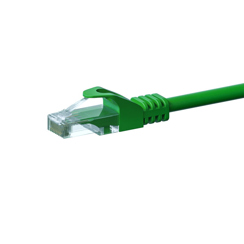 CAT 6 Netzwerkkabel U/UTP - 3 Meter - Grün - CCA