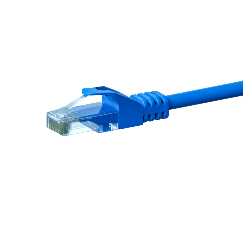CAT 6 Netzwerkkabel U/UTP - 1,50 Meter - Blau - CCA