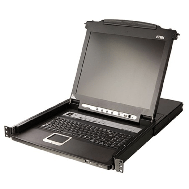 17” KVM Konsole mit 8 x PS/2