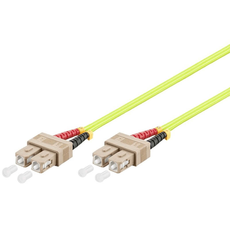 Glasfaserkabel SC-SC OM5 Duplex Patchkabel – 15 Meter