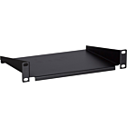 10” Fachboden, 1 HE, für 10” Serverschränke, Schwarz, (BxTxH) 250 x 136 x 44 mm
