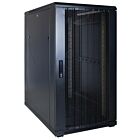 22 HE 19” Serverschrank, mit perforierter Fronttür (BxTxH) 600 x 1000 x 1200mm