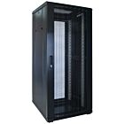 27 HE 19” Serverschrank, mit perforierter Fronttür (BxTxH) 600 x 600 x 1400mm