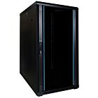 22 HE 19” Serverschrank, mit Glastür (BxTxH) 600 x 800 x 1200mm