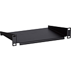 10” Fachboden, 1 HE, für 10” Serverschränke, Schwarz, (BxTxH) 250 x 136 x 44 mm
