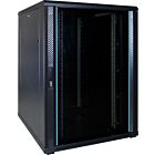 22 HE 19” Serverschrank, mit Glastür (BxTxH) 800 x 1000 x 1200mm